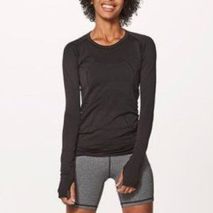 black lulu long sleeve swiftly tech